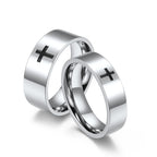 Two-Color Minimalist Cross Rings
