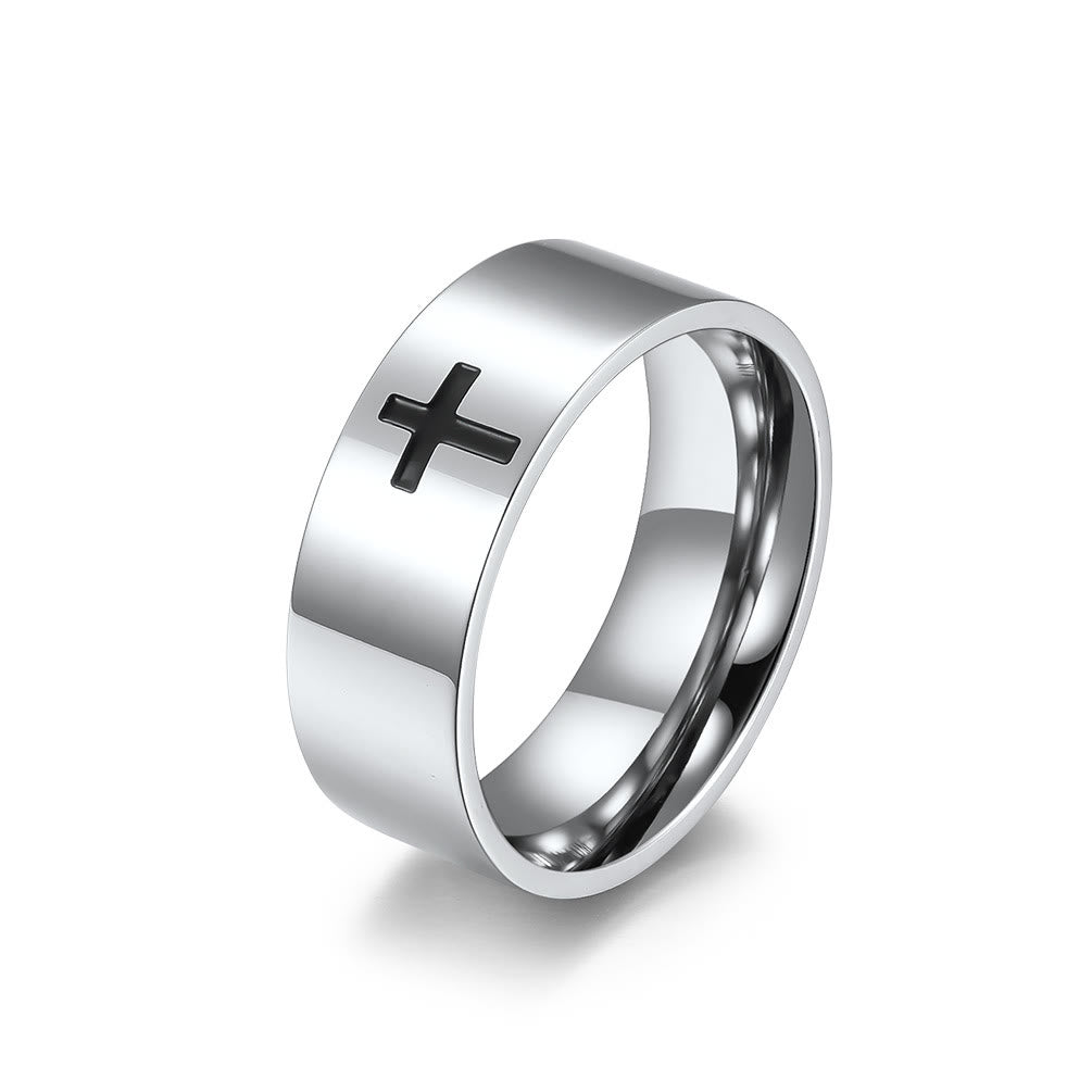 Two-Color Minimalist Cross Rings