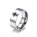 Two-Color Minimalist Cross Rings