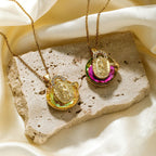 Multicolored Our Lady Crystal Necklaces