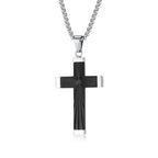 Three-Color Radiant Cross Pendant