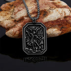 Classic Style St. Michael the Archangel Protection Stainless Steel