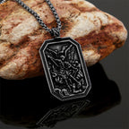 Classic Style St. Michael the Archangel Protection Stainless Steel