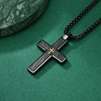 Multi-Style Two-Tone Cross Necklace
