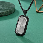 Stylish Two-Tone Cross Necklace