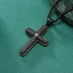 Two-Tone Cross Necklace