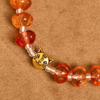 Sacred Pumpkin Beads Autumn Prayer Bracelet