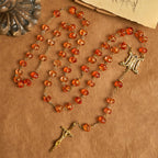 Pumpkin-Shaped Beads Rosary, Bracelet