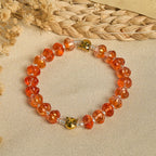 Sacred Pumpkin Beads Autumn Prayer Bracelet