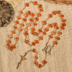 Pumpkin-Shaped Beads Rosary, Bracelet