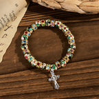Handcrafted Cloisonné Beads Timeless Faith Bracelet