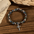 Handcrafted Cloisonné Beads Timeless Faith Bracelet