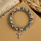 Handcrafted Cloisonné Beads Timeless Faith Bracelet