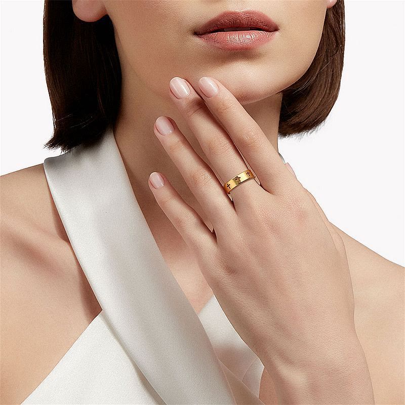 Multi-Cross Cutout Band Ring