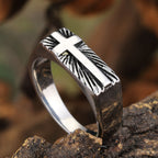 Edgy Religious Cross Ring