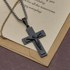 Classic Jesus Crucifix Pendant Necklace