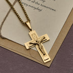 Classic Jesus Crucifix Pendant Necklace