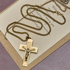 Classic Jesus Crucifix Pendant Necklace