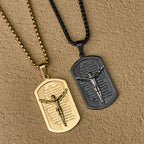 Modern Layered Faith Lord's Prayer Crucifix Necklace