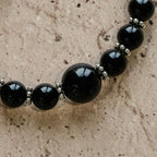 Spiritual Armor Black Obsidian Bracelet with Cross Charm