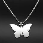 Psalm 46:10 Butterfly Cross Necklace