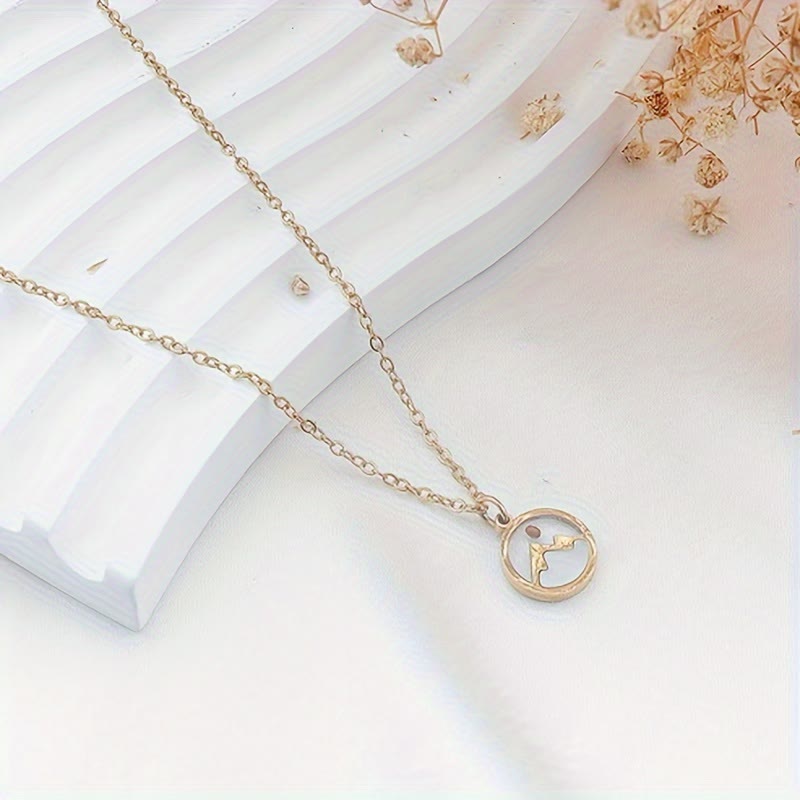 Minimalist Mustard Seed Mountain Necklace