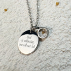 Mustard Seed Faith Over Fear Necklace