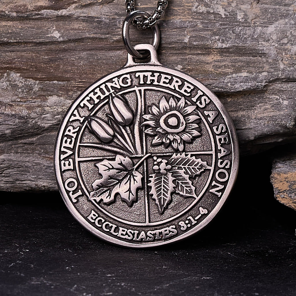 Ecclesiastes 3:1-4 Pendant Necklace