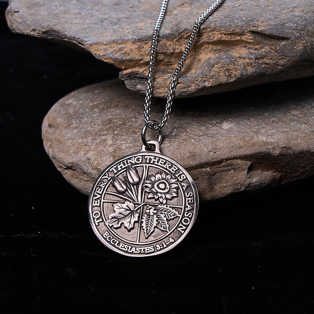 Ecclesiastes 3:1-4 Pendant Necklace