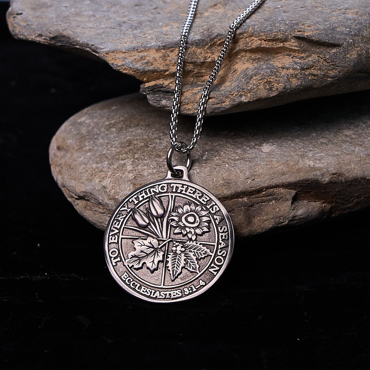 Ecclesiastes 3:1-4 Pendant Necklace
