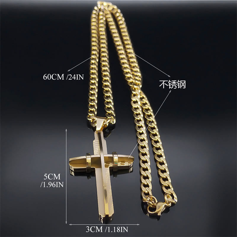 Statement Cross Necklace