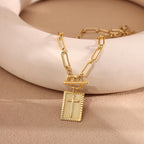 Cross Tag Necklace