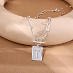 Cross Tag Necklace