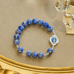Blue Imperial Stone Marian Bracelet
