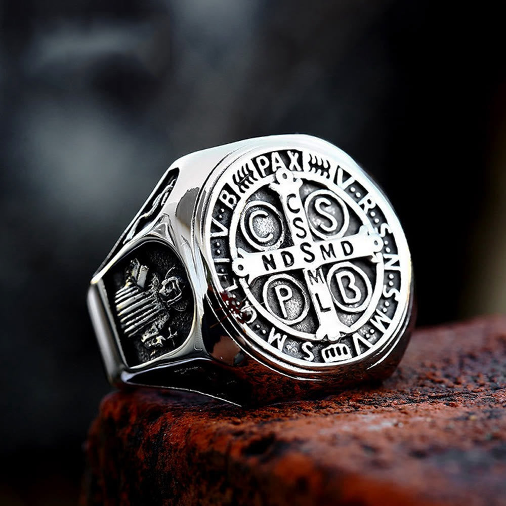 St. Benedict Cross Faith Ring