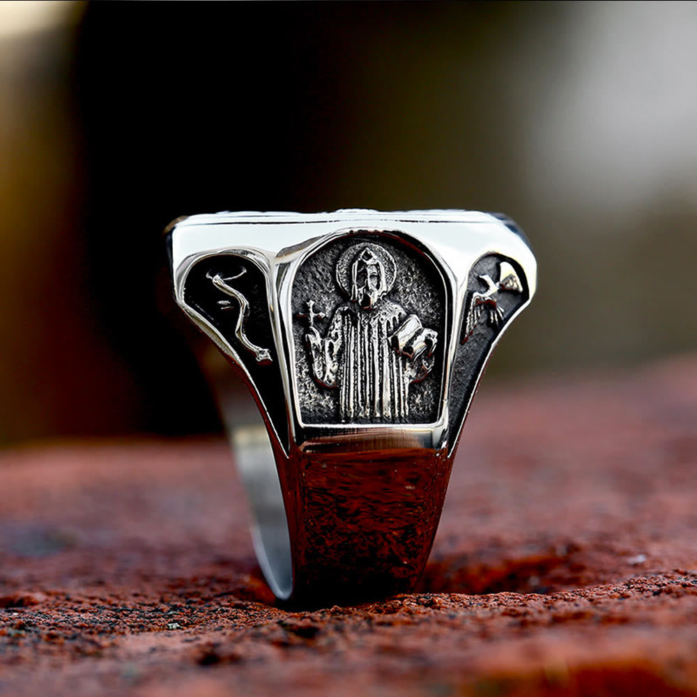 St. Benedict Cross Faith Ring