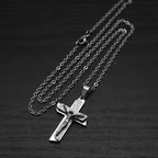 Crucifix Adornment Necklace
