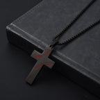 Baseball Stitch Cross Necklace