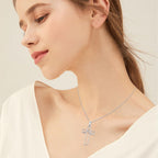 Mustard Seed Mountain Cross Necklace