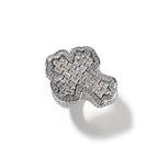 Pave Cross Ring