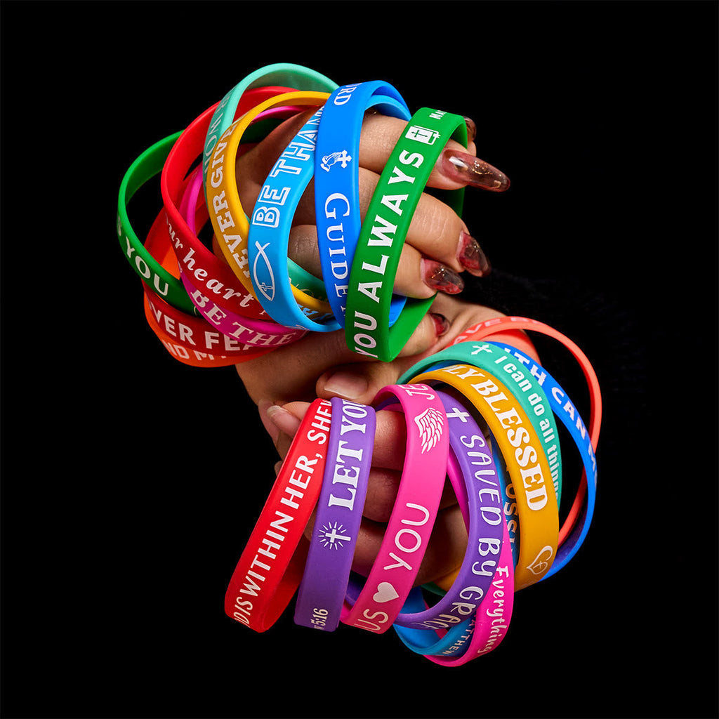 Scripture Silicone Bracelets