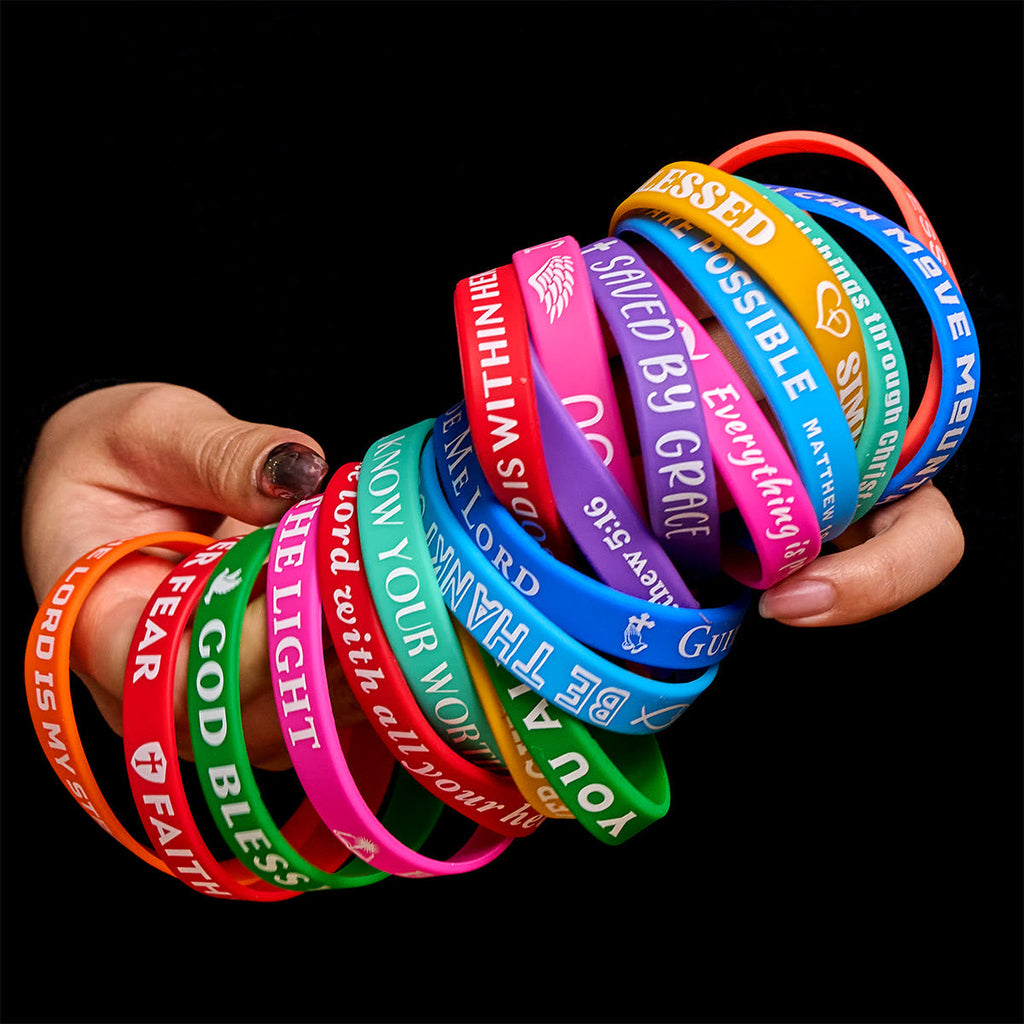 Scripture Silicone Bracelets