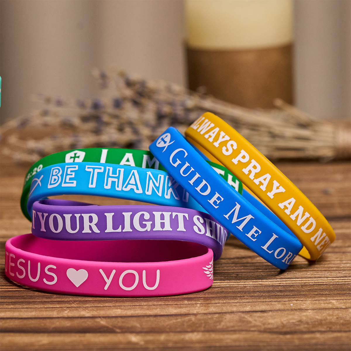 Scripture Silicone Bracelets