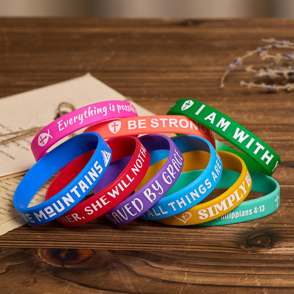 Scripture Silicone Bracelets