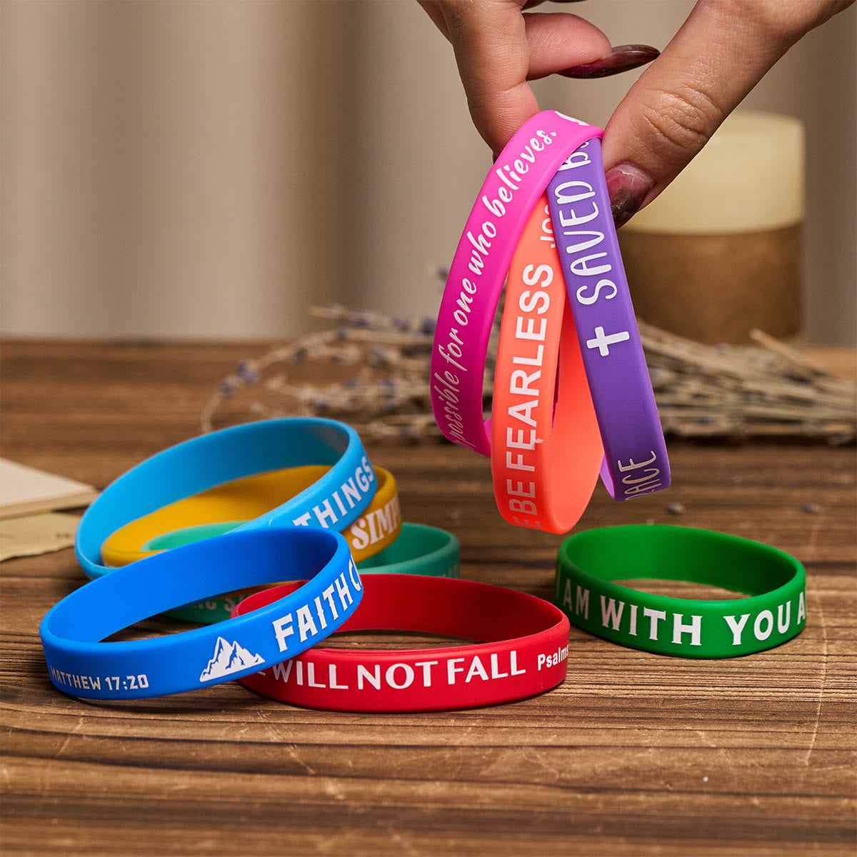Scripture Silicone Bracelets