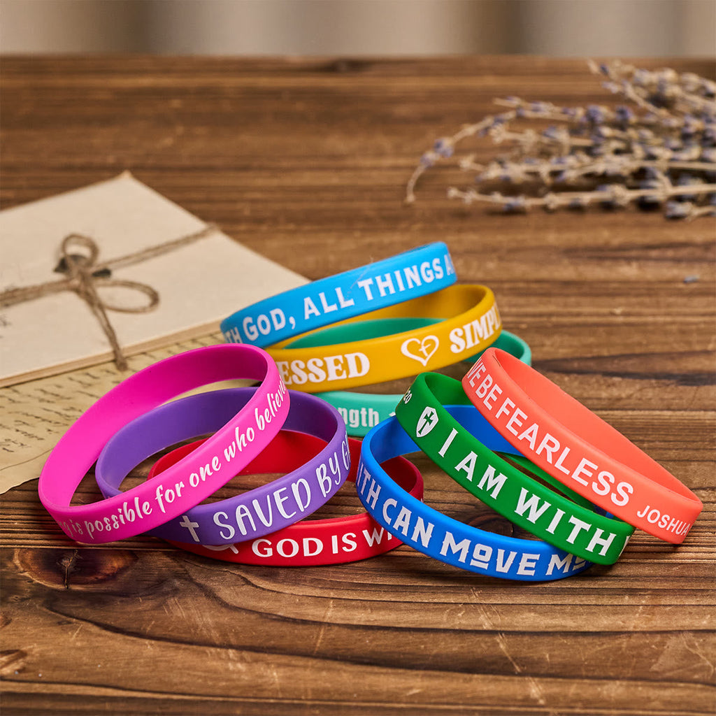 Scripture Silicone Bracelets