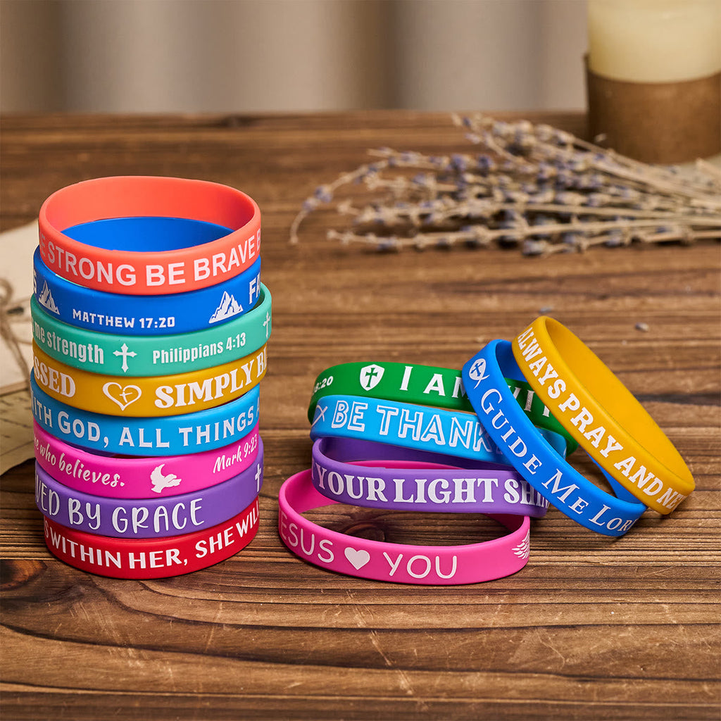 Scripture Silicone Bracelets
