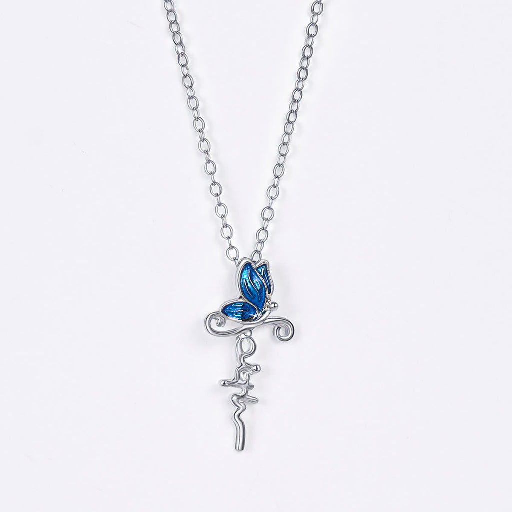 Butterfly Cross Jewelry Set