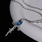 Butterfly Cross Jewelry Set