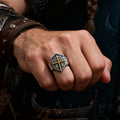 Shield Cross Ring